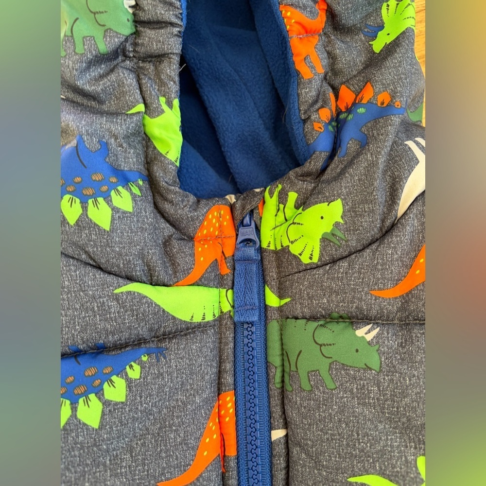 Boys London Fog winter coat Dinosaur Parka - Picture 3 of 8